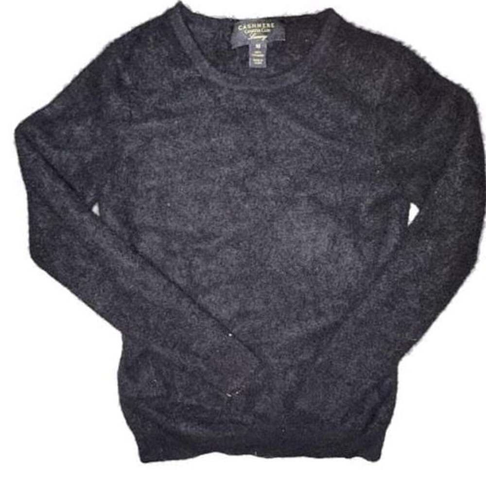 Charter Club Luxury 100% Cashmere Sweater Black Size XS